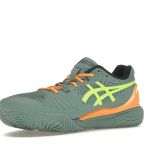 ASICS Gel-Resolution 9 Padel Celadon Safety Yellow - Image 15