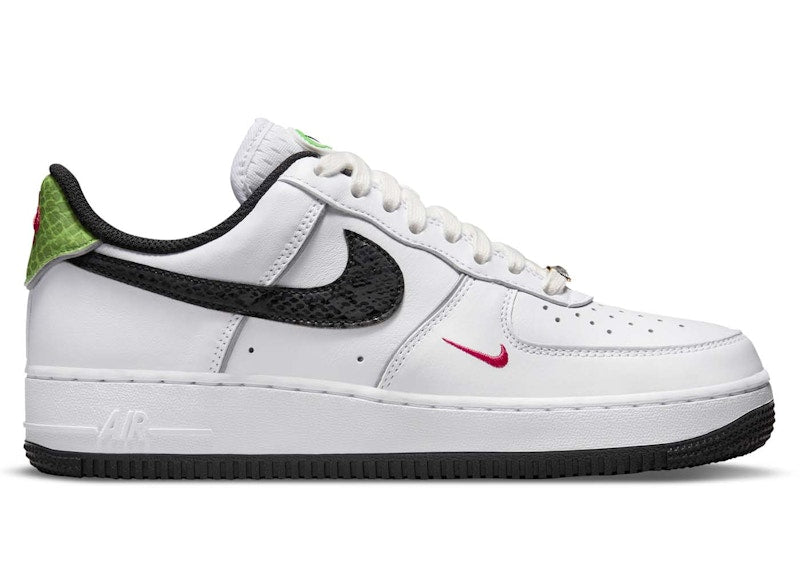 Nike Air Force 1 Low '07 Just Do It Snakeskin White Black (Women's)