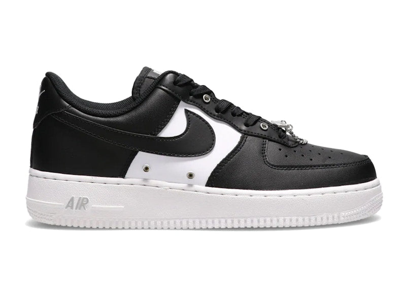 Nike Air Force 1 Low '07 PRM Black White Metallic Silver