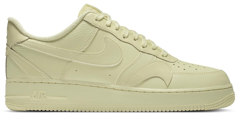 Nike Air Force 1 Low Misplaced Swooshes Pale Yellow