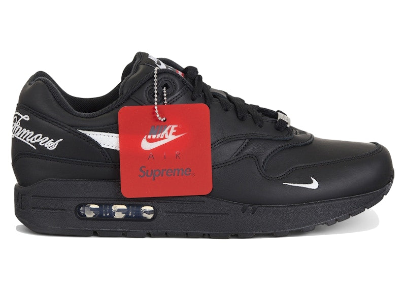 Nike Air Max 1 '87 SP Supreme Black White