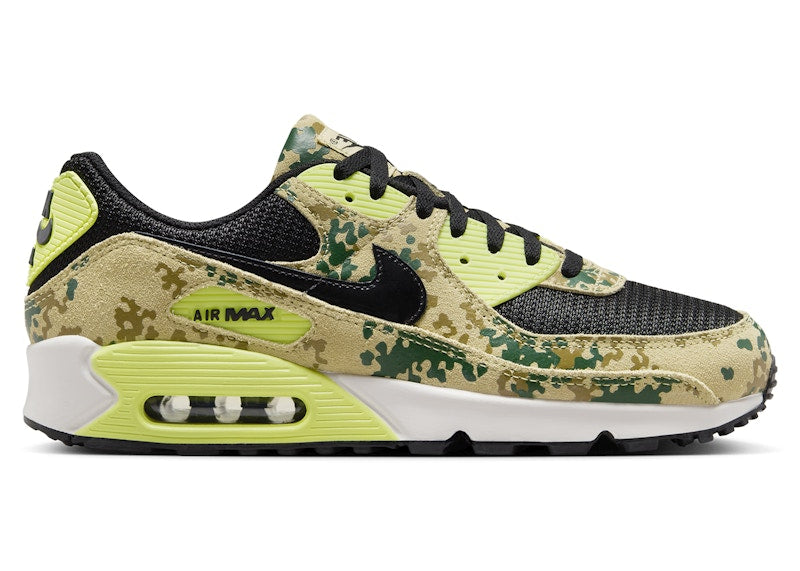 Nike Air Max 90 Premium Team Gold Light Lemon Twist Phantom Black