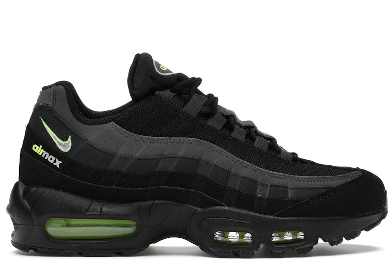 Nike Air Max 95 Retro Logo Black Grey Volt