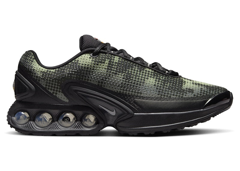 Nike Air Max Dn Black Olive Aura Medium Olive Metallic Silver