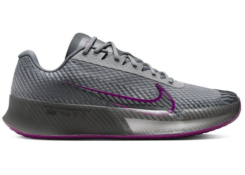 Nike Court Air Zoom Vapor 11 HC Smoke Grey Dark Smoke Grey Sangria Black