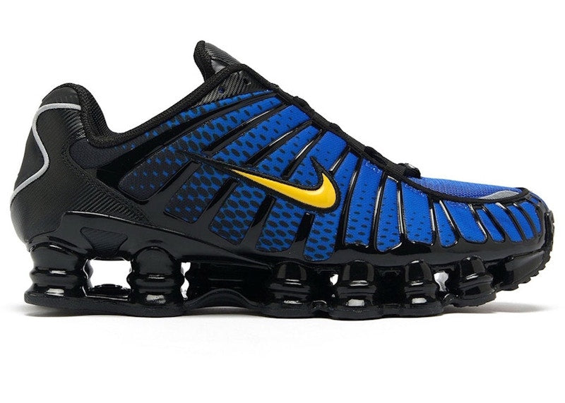 Nike Shox TL Black Lyon Blue Varsity Maize