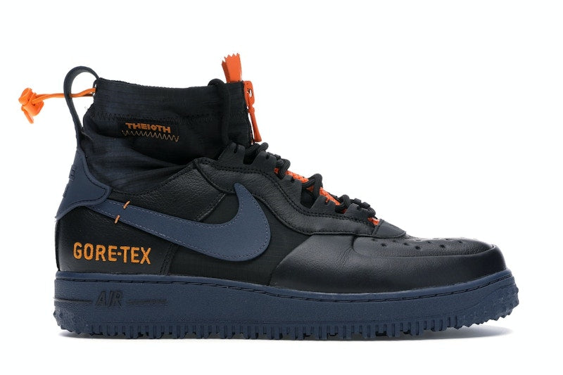 Nike Air Force 1 Winter Gore-Tex Black Bright Ceramic Thunder Blue
