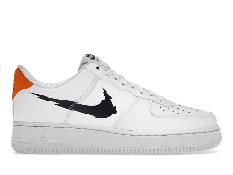 Nike Air Force 1 Low '07 Glitch Swoosh White Orange