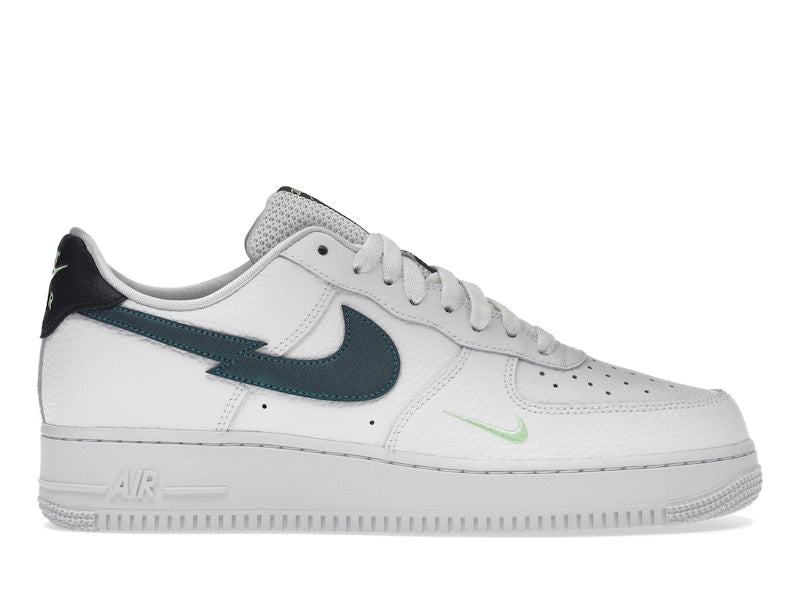 Nike Air Force 1 Low Split Swoosh White Aquamarine