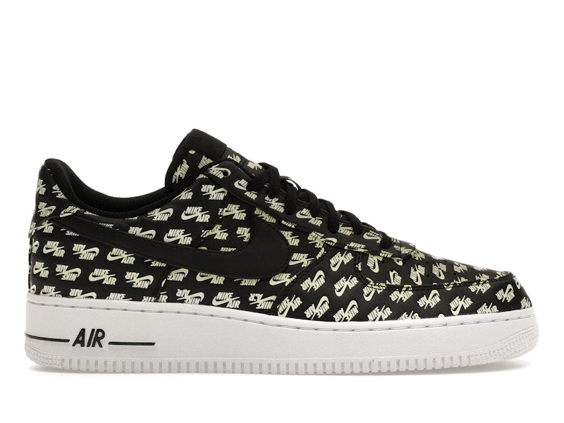 Nike Air Force 1 Low All Over Logo Black