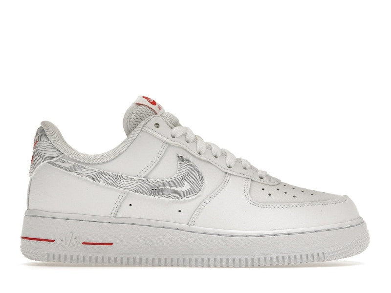 Nike Air Force 1 Low Topography Pack White University Red