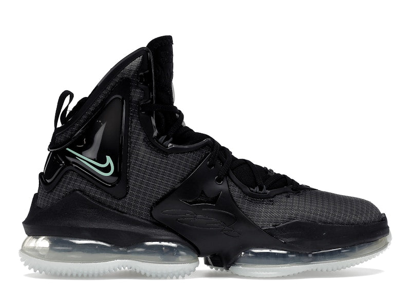 Nike LeBron 19 Black Anthracite Green Glow
