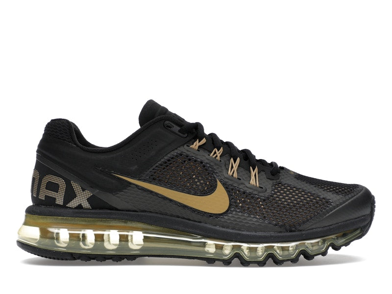 Nike Air Max 2013 Black Flat Gold