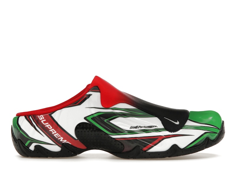 Nike Clogposite Supreme White Gym Red Green