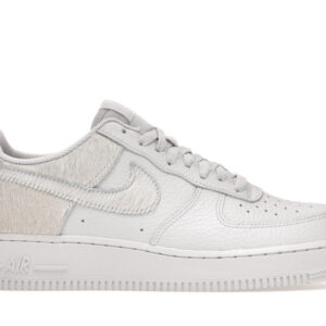 Nike Air Force 1 Low White Pony Hair Heel