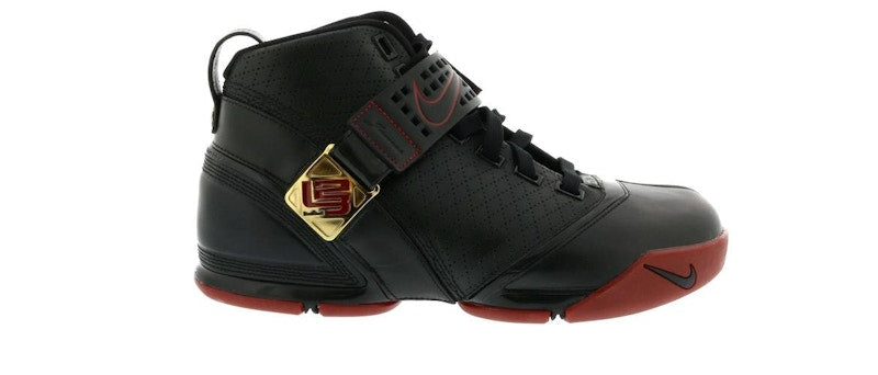 Nike LeBron 5 Black Crimson Metallic Gold