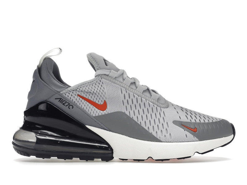 Nike Air Max 270 Grey Fog Team Orange Sail