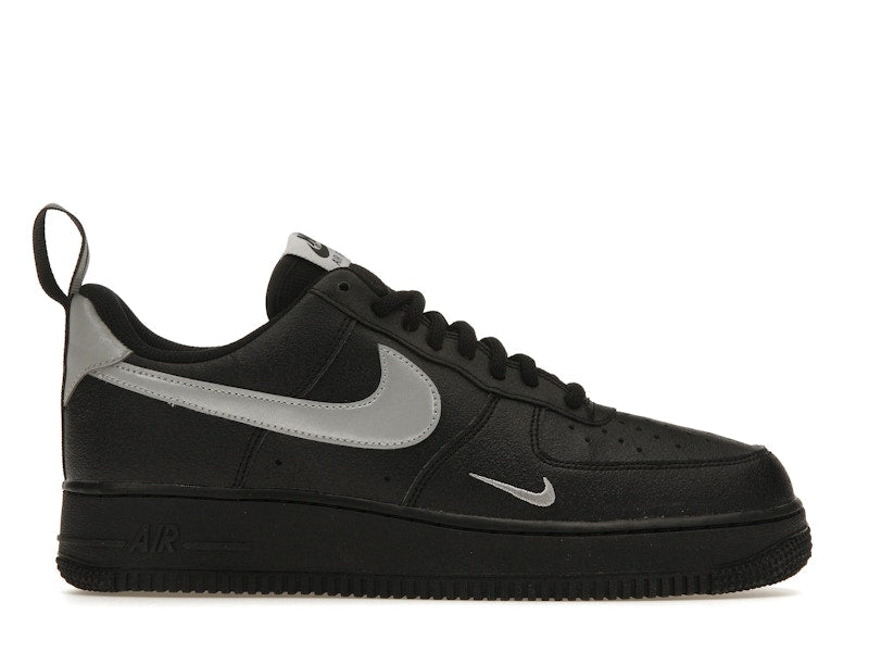 Nike Air Force 1 Low '07 LV8 Black Metallic Silver