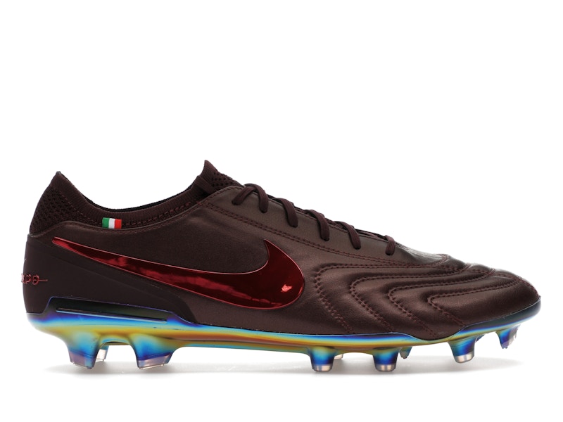 Nike Tiempo Legend 10 Elite Luxe FG Montebelluna Leather Port Wine