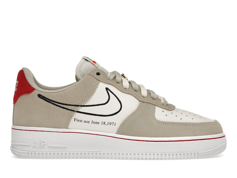 Nike Air Force 1 Low First Use Light Sail Red