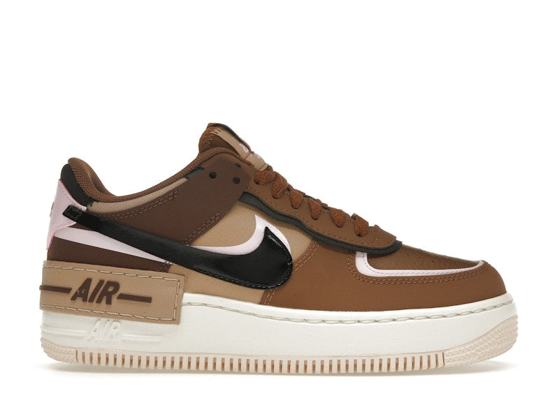 Nike Air Force 1 Low Shadow Light British Tan Pink Foam (Women's)