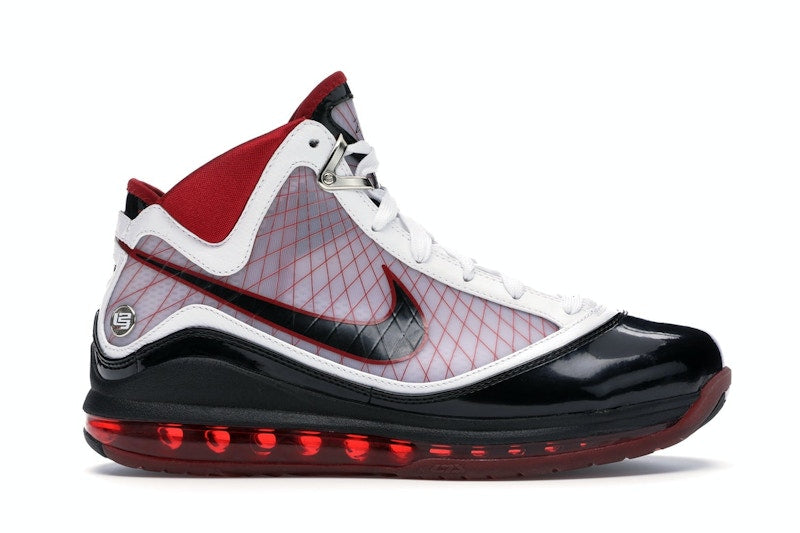 Nike LeBron 7 White/Black-Varsity Red