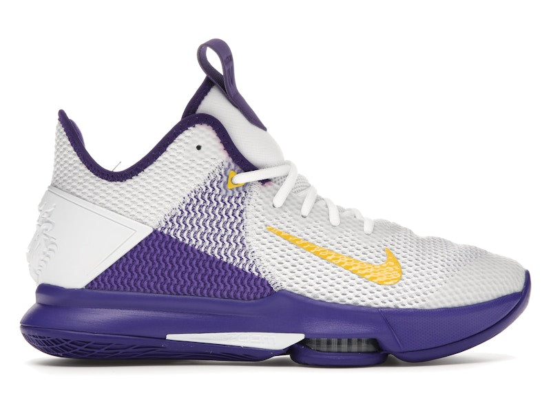 Nike LeBron Witness 4 White/Voltage Purple
