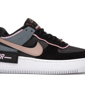 Nike Air Force 1 Low Shadow Black Light Arctic Pink Claystone Red (Women's) - Image 2