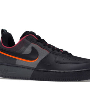 Nike Air Force 1 React Black Black Team Orange Pink Prime - Image 3