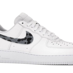 Nike Air Force 1 Low Pony Hair Snakeskin Midnight Turquoise - Image 3