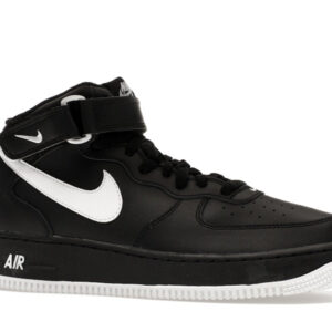 Nike Air Force 1 Mid '07 Black White Sole - Image 3