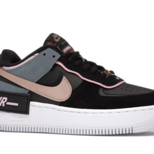 Nike Air Force 1 Low Shadow Black Light Arctic Pink Claystone Red (Women's) - Image 3