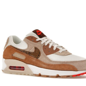 Nike Air Max 90 SE Pale Ivory Snakeskin Swoosh (Women's) - Image 4