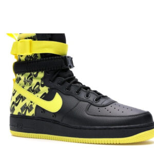 Nike SF Air Force 1 High Black Dynamic Yellow - Image 4