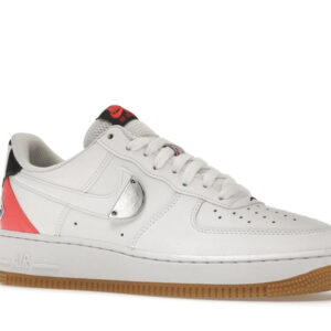 Nike Air Force 1 Low NBA White Crimson Gum - Image 4