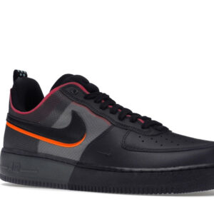 Nike Air Force 1 React Black Black Team Orange Pink Prime - Image 4
