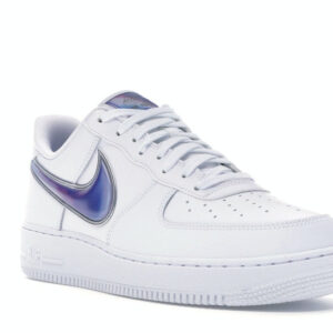 Nike Air Force 1 Low Oversized Swoosh White Racer Blue - Image 6