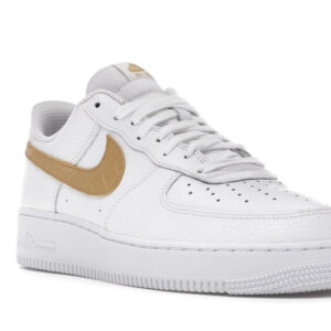 Nike Air Force 1 Low Pony Hair Snakeskin Club Gold - Image 6