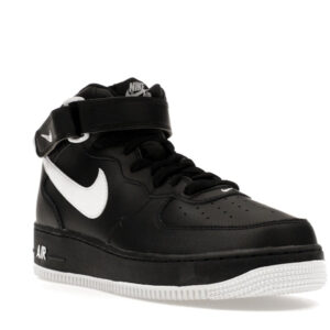 Nike Air Force 1 Mid '07 Black White Sole - Image 6