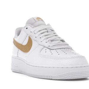 Nike Air Force 1 Low Pony Hair Snakeskin Club Gold - Image 7