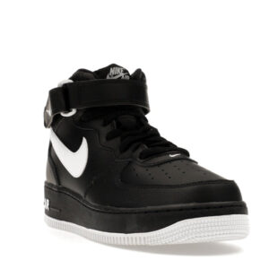 Nike Air Force 1 Mid '07 Black White Sole - Image 7