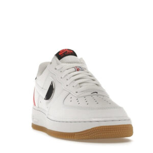 Nike Air Force 1 Low NBA White Crimson Gum - Image 8
