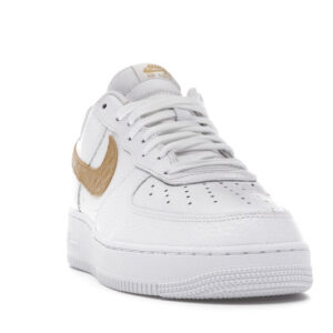 Nike Air Force 1 Low Pony Hair Snakeskin Club Gold - Image 8