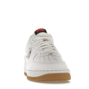 Nike Air Force 1 Low NBA White Crimson Gum - Image 9