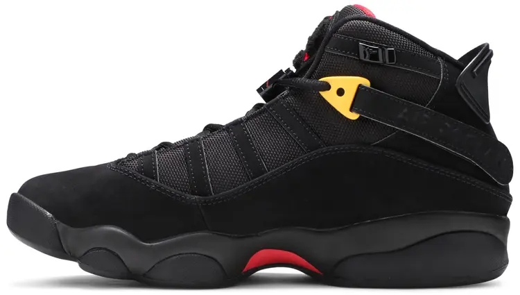 Jordan 6 Rings Black Red Sulfur
